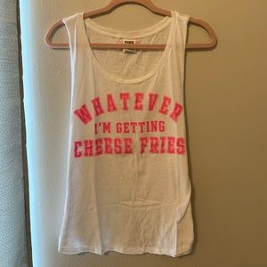 PINK! Muscle Graphic Tank Top